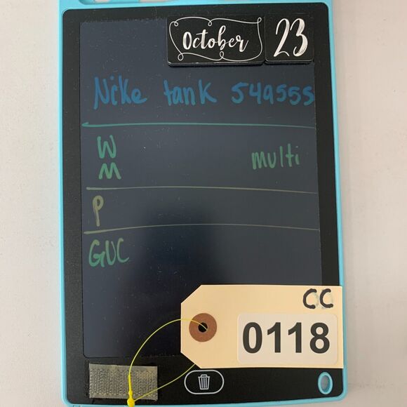 Nike Slim Fit Ombre Racerback Tank Top Womens M Medium Multi Sleeveless Athletic - Picture 10 of 11